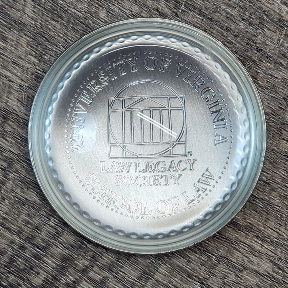 University of Virginia Law  Legacy Society Paper Weight UVA
